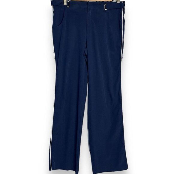 Danskin Athletic Pants Women's Small Blue Pockets Workout Athleisure Loungewear - Picture 1 of 11